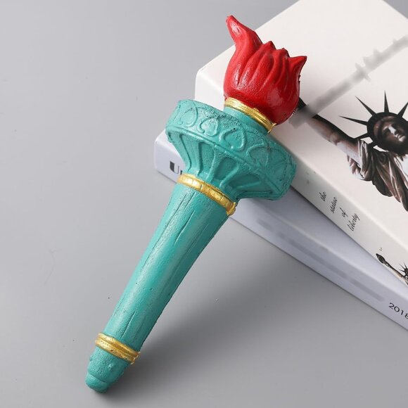 Lady Liberty Costume Accessories Crown Torch Pu Women’s Patriotic Event - Picture 6 of 6